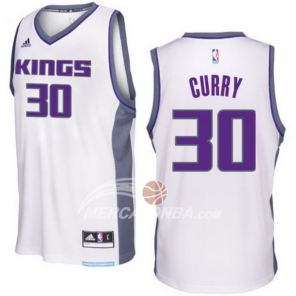 Maglia NBA Curry Sacramento Kings Blanco